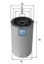 Ufi 2342900 - FILTRO ACEITE FORD,SEAT,VW