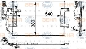 Mahle AC351000S - CONDEN.MERC.A-CL.W168