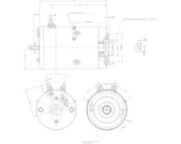 Delco remy 19025743 - MOTOR DC 24V 2,2KW