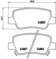 Brembo P83112 - J.PAST.TRS.TOYOTA