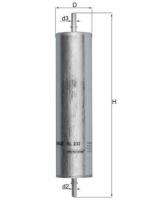 Mahle KL232 - FILTROS DE COMBUSTIBLE