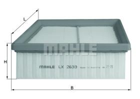 Mahle LX2633 - *FILTRO AIRE FORD