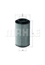 Mahle OX1537D2 - *FILTRO ACEITE MERC/ROVER/SAAB (CH11277ECO)