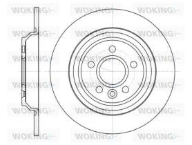 Woking D6104500 - DISCO TRS.VOLVO S60 MACIZOS