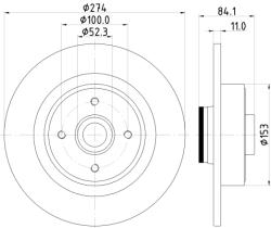 Woking D6104820 - DISCO TRS.274MM REN.(MAC)