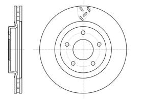 Woking D6120010 - DISCO DEL.294MM CRHYSLER (VENT)