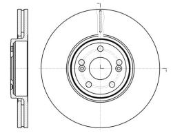 Woking D6123410 - DISCO DEL.324MM REN.(VENT)