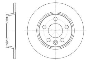 Woking D645300 - DISCO TRS.268MM FORD  (MAC)