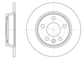 Woking D645300 - DISCO TRS.268MM FORD  (MAC)