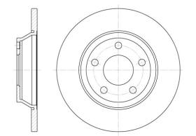 Woking D647200 - DISCO DEL.280MM AUDI (MAC)