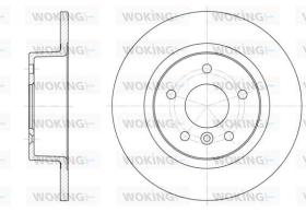 Woking D650600 - DISCO TRS.304MM VW (MAC)