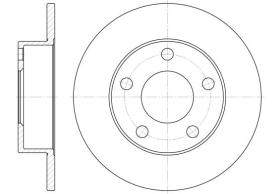 Woking D651300 - DISCO TRS.240MM ALFA (MAC)