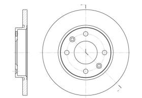 Woking D653500 - DISCO DEL.247MM CITR/PEUG (MAC)