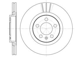 Woking D654610 - DISCO DEL.280MM AUDI/SEAT (VENT)