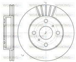 Woking D661810 - DISCO DEL.      YARIS