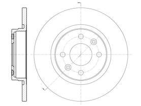 Woking D680900 - DISCO DEL.259MM REN.(MAC)