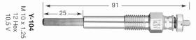 Ngk 6425 - CALENT.METALICO