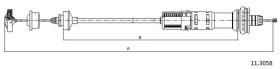  113058 - CABLE EMBR.PEUG.206 GASOLINA