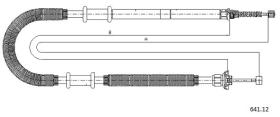 Cabor 64112 - CABLE FRENO  DOBLÀ VAN