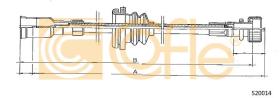 Cabor S20014 - CABLE CUENTA KM.KADETT E