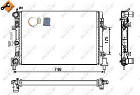 Nrf 53024 - RADIADOR ALUMINIO SEAT