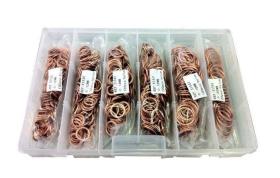 Jbm 52163 - ESTUCHE ARANDELAS DE COBRE (T.CARTER) 525 UND.