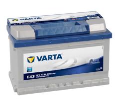 Varta E43 - BATERIA 72/680A +DCH 278X175X175 BLUE DYN.(BAJA)