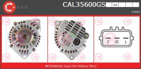 Casco CAL35600GS - ALT.24/90A PV12 STRALIS (MIT) 3T