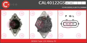 Casco CAL40122GS - ALT.12/40A N/D J.DEERE/KUBOTA/YANMAR (AND1012)