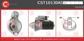 Casco CST10130AS - ARR.12V 9D 2,2KW MERC.