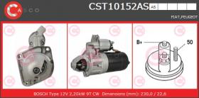 Casco CST10152AS - ARR.12V 9D 2,2KW FIAT/IVECO
