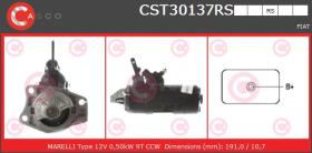 Casco CST30137RS - ARR.12V 9D 0.5KW FIAT