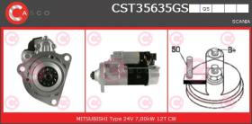 Casco CST35635GS - ARR.24V 12D 7.0KW/ SCANIA