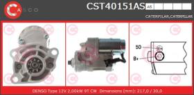 Casco CST40151AS - ARR.12V 9D 3.0 KW SAME
