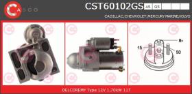 Casco CST60102GS - ARR.12V 11D MERCURY (1,4KW)