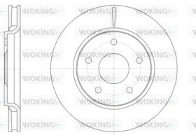 Woking D6139310 - DISCO DEL.302MM  FIAT/CHRYSLER (VENT)