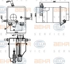 Mahle CRT125000S - BOTELLA EXPAN.BMW X5(E53) REFR