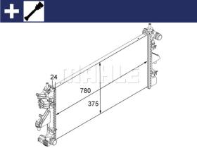 Mahle CR881000S - RADIADOR FIAT JUMPER