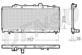 Denso DRM09090 - RADIADOR FI PUNTO 75 (1242)MPI AC