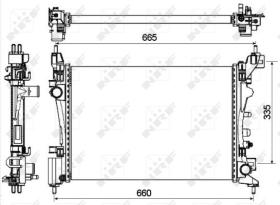 Nrf 53115 - RADIADOR OPEL/VAUXHALL A