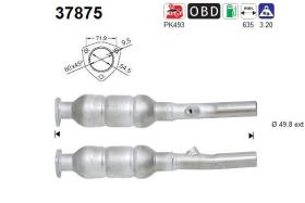 As 37875 - CATALIZ.GOLF IV 1.6I 16V