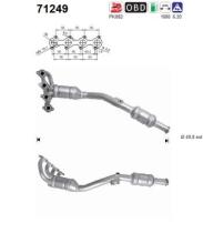 As 71249 - CATALIZADOR MERCEDES A150