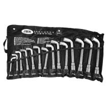 Jbm 51528 - KIT 14 LLAVES PIPA CON DOBLE BOCA H