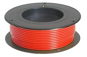  P5RJ - CABLE INST.1 MM ROJO (25 M)