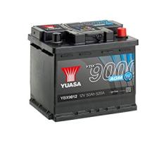Yuasa YBX9012 - BATERIA 50/520A AGM +DCH 207X175X190 B3 FIAT 500