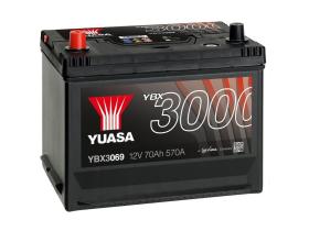 Yuasa YBX3069 - BATERIA 72/630A +IZQ.26X17X22 C/TAL.