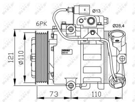 Nrf 32225G - COMPR.12V AUDI A2 00-