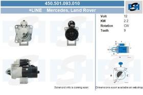Psh 450501093 - ARR.12 V 9D 2,2KW L.ROVER