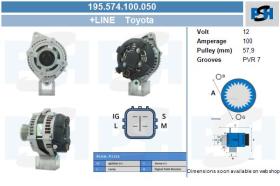Psh 195574100 - DYNAMO TOYOTA 100A TWA