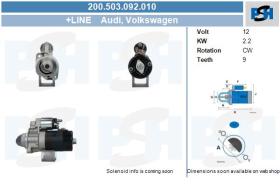  200503092 - ARR.12V 9D 2.2KW AUDI/VW